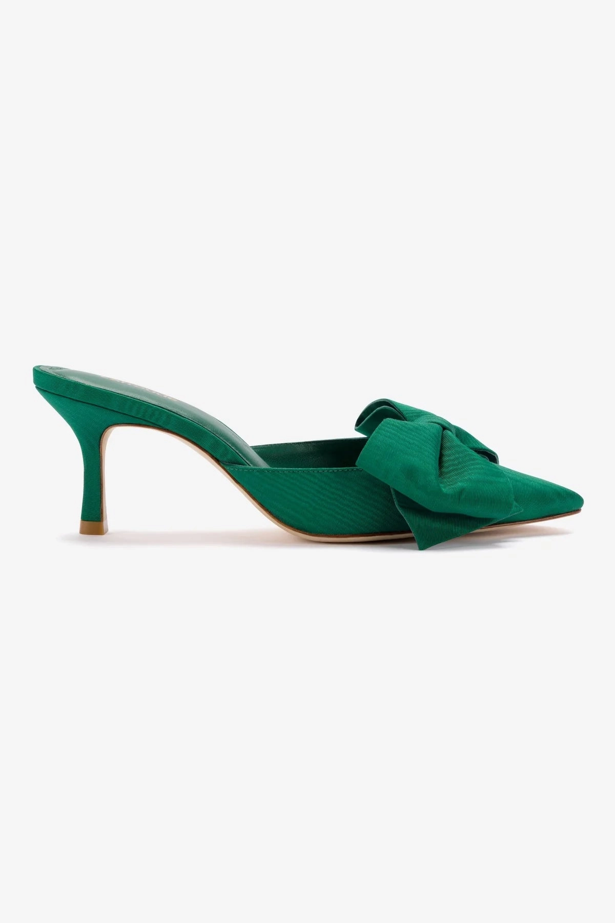Mini Elle Pump In Emerald Fabric Pro Comfort All Weather