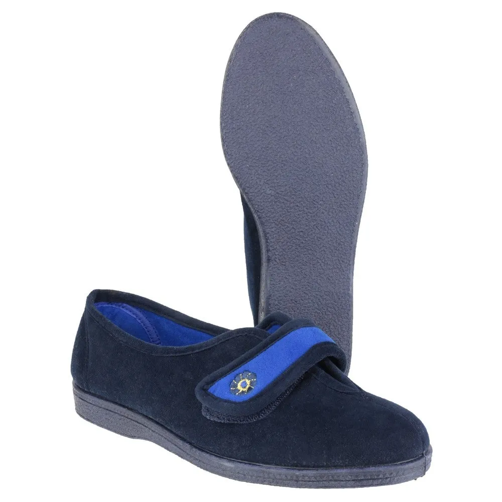 Mirak Andrea Touch Fastening Slipper Comfort Heel