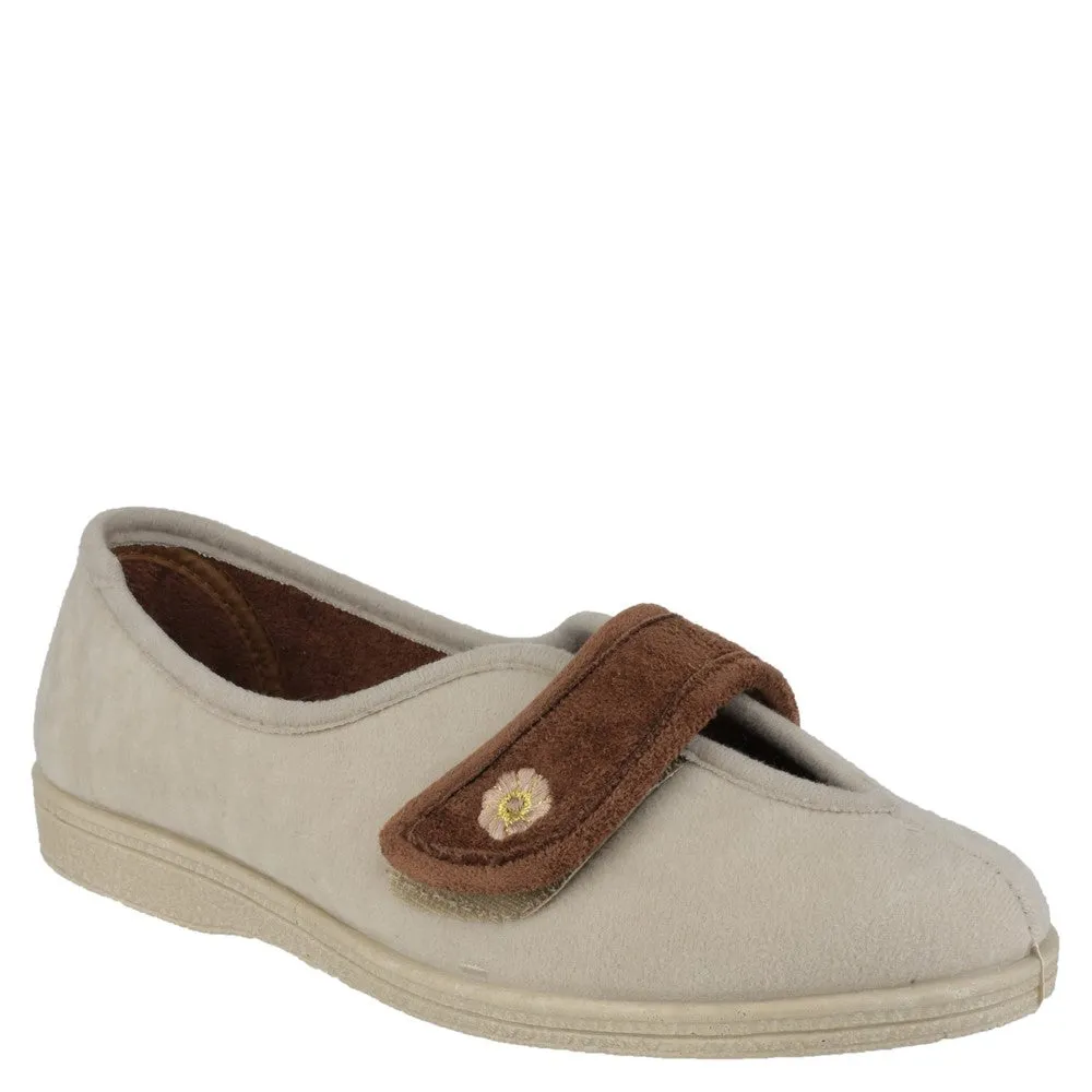 Secure Fit Lightweight Shoes Mirak Andrea Touch Fastening Slipper