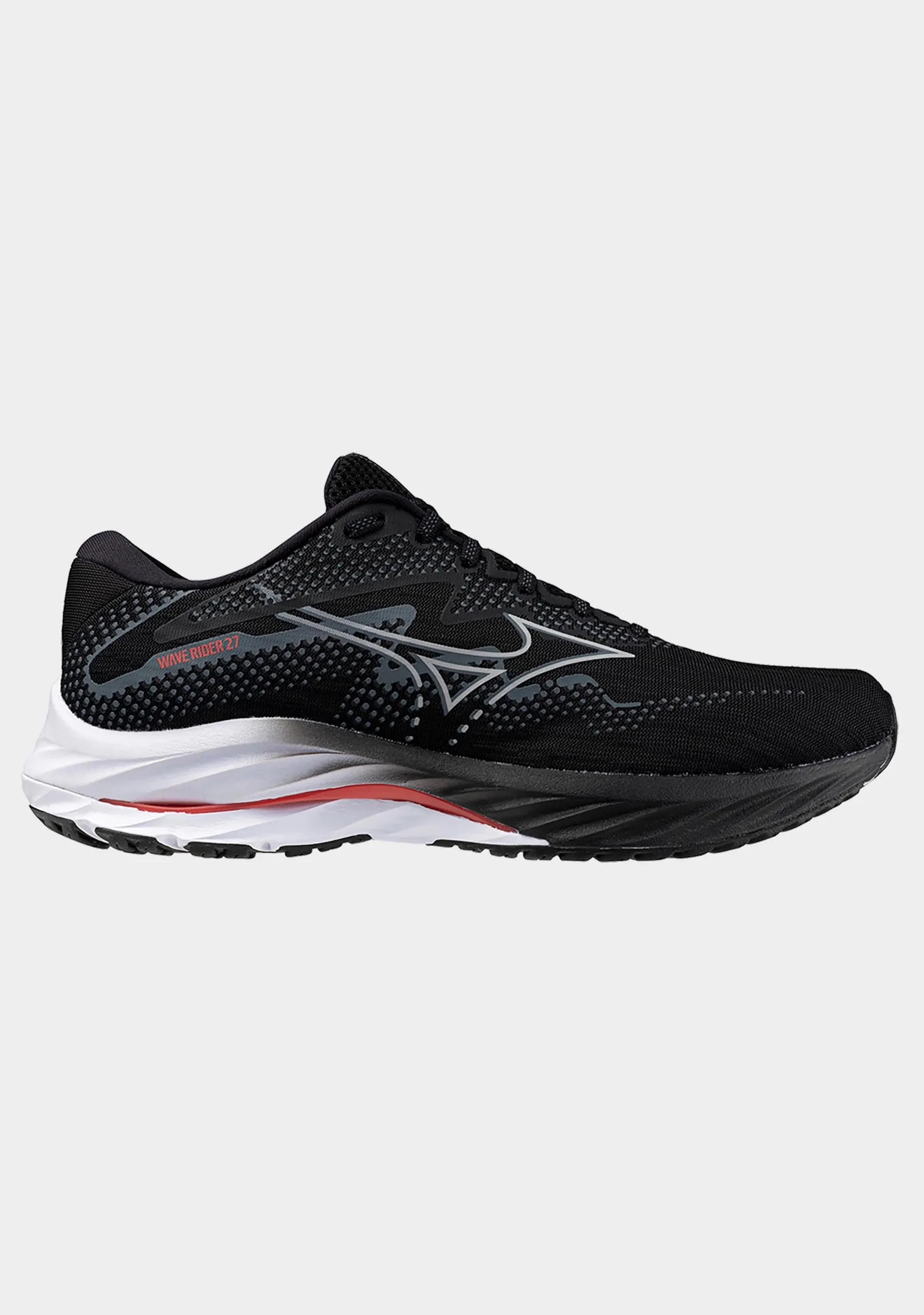 Mizuno Men'S Wave Rider 27 (2E Width) Travel Ready