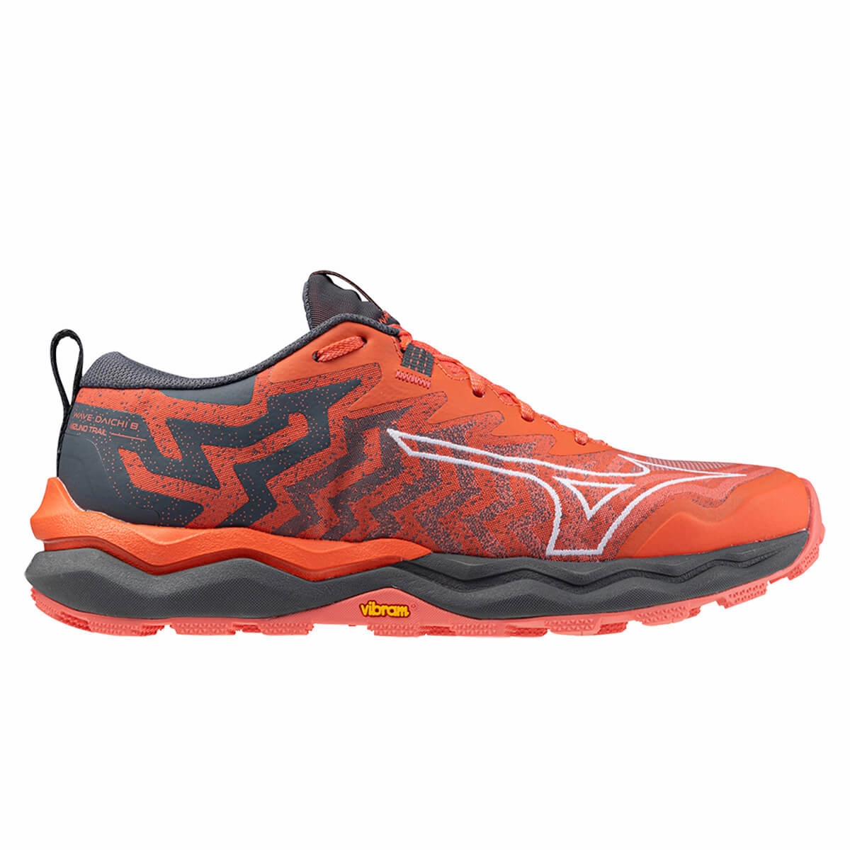 Easy Clean Mizuno Wave Daichi 8 Womens | Hot Coral/White/Turbulence