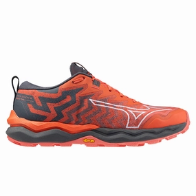 Premium Comfort Standing Comfort Mizuno Wave Daichi 8 Womens | Hot Coral/White/Turbulence
