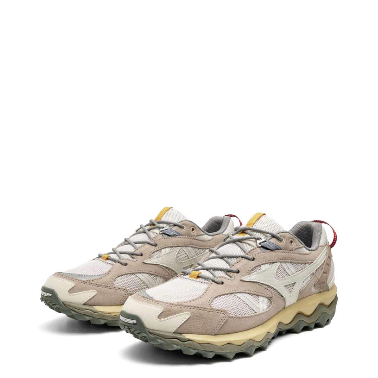 Mizuno Wave Mujin Tl Wind Chime /  Snow White / Vintage Khaki Arch Support Durable