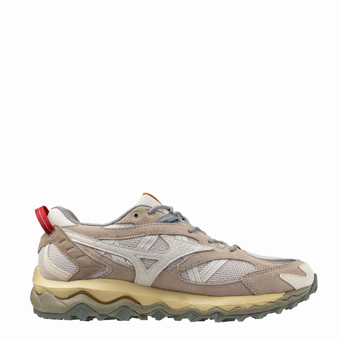 Versatile Footwear Weather Resistant Mizuno Wave Mujin Tl Wind Chime /  Snow White / Vintage Khaki