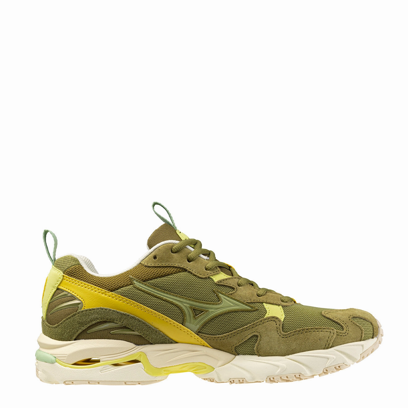 Comfort Technology Standing Shoes Mizuno Wave Rider 10 Premium Trainers Olive Drab / Cedar / Cedar