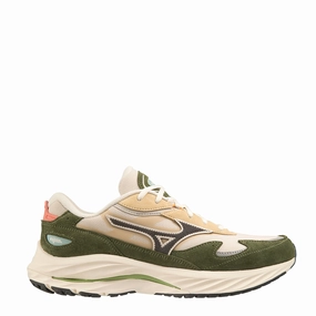 Comfortable Footwear Functional Footwear Mizuno Wave Rider B Trainer Summer Sand / Dark Shadow / Rifle Green