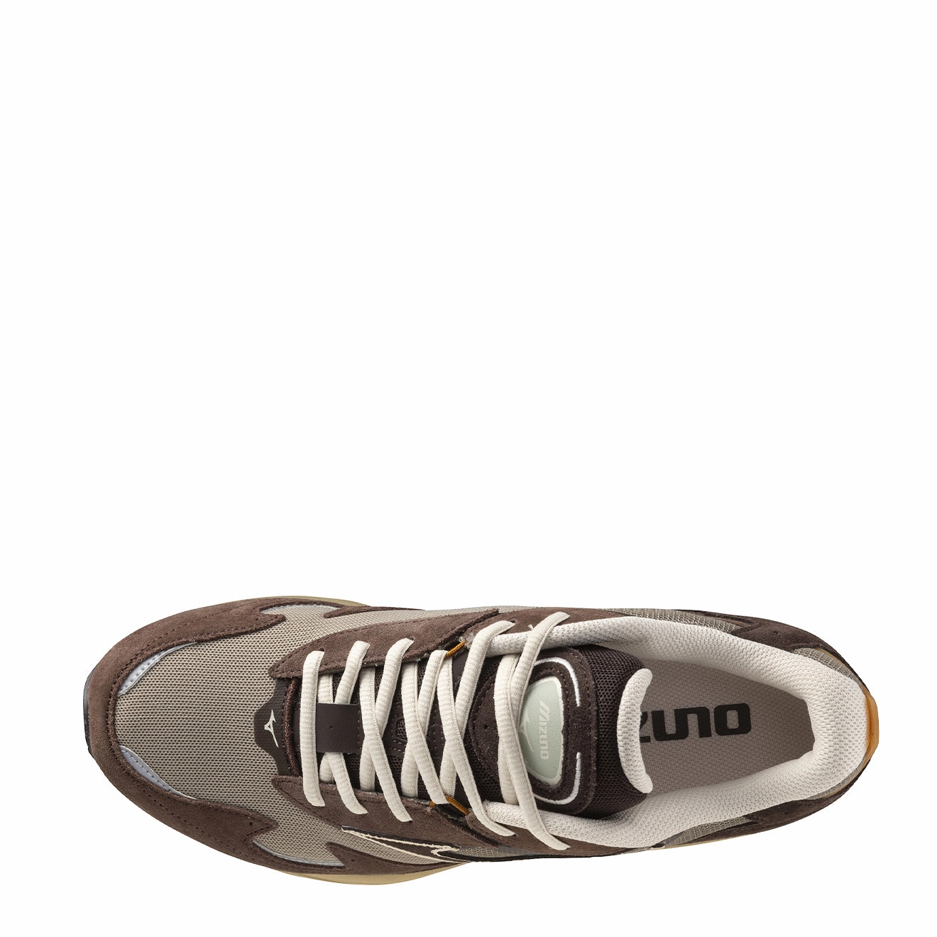 Mizuno Wave Rider Beta Trainer Vintage Khaki / Summer Sand / Chic Coffee Comfort Shoes Machine Washable