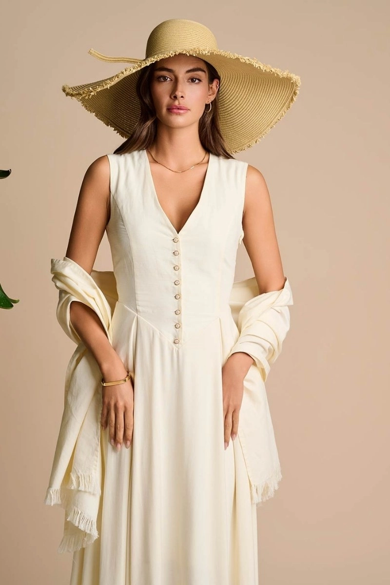 Montauk Large Brim Sun Hat | Natural