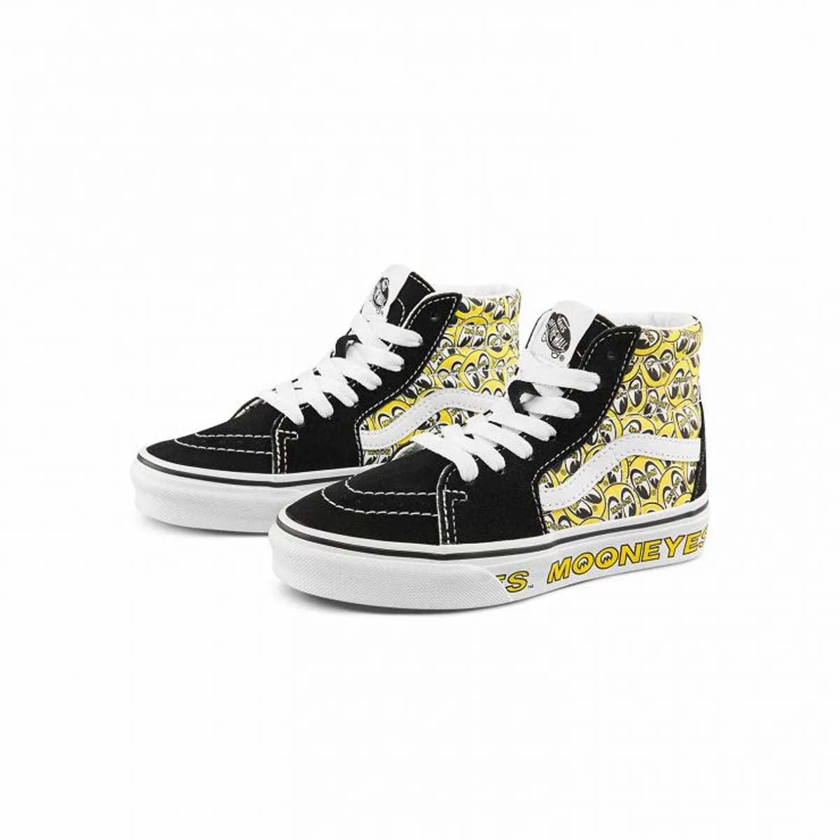 Recycled Materials Minimalist   Mooneyes Kid'S Sk8-Hi 'Black Yellow'