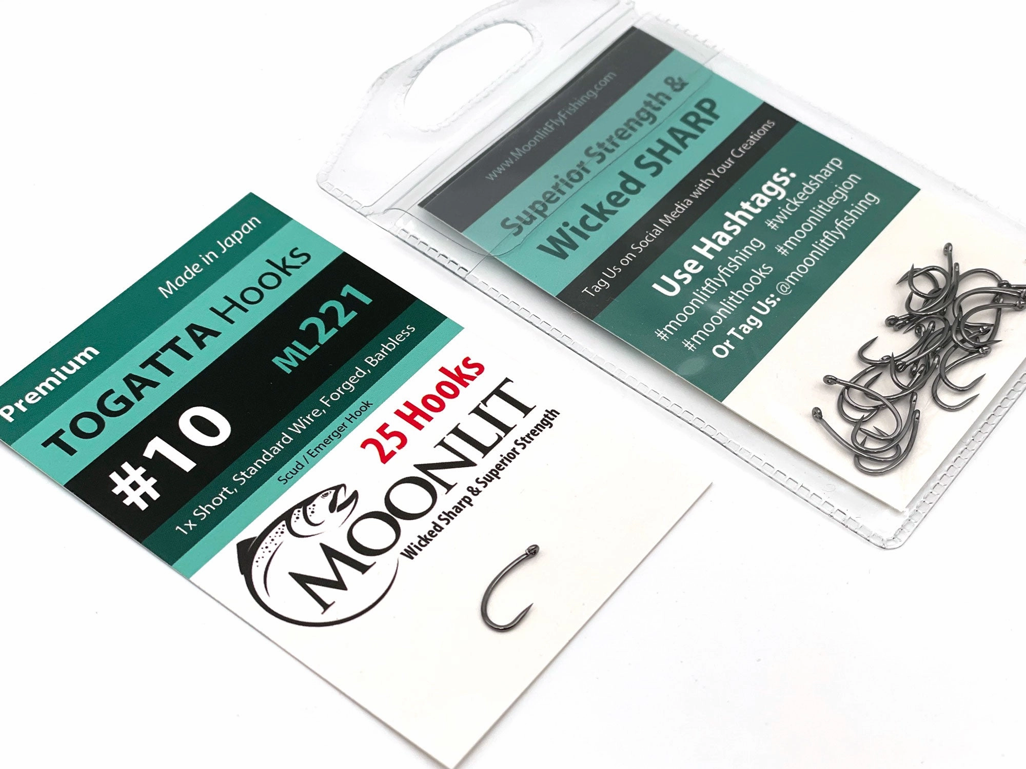 Moonlit TOGATTA ML221 Premium Barbless Hook