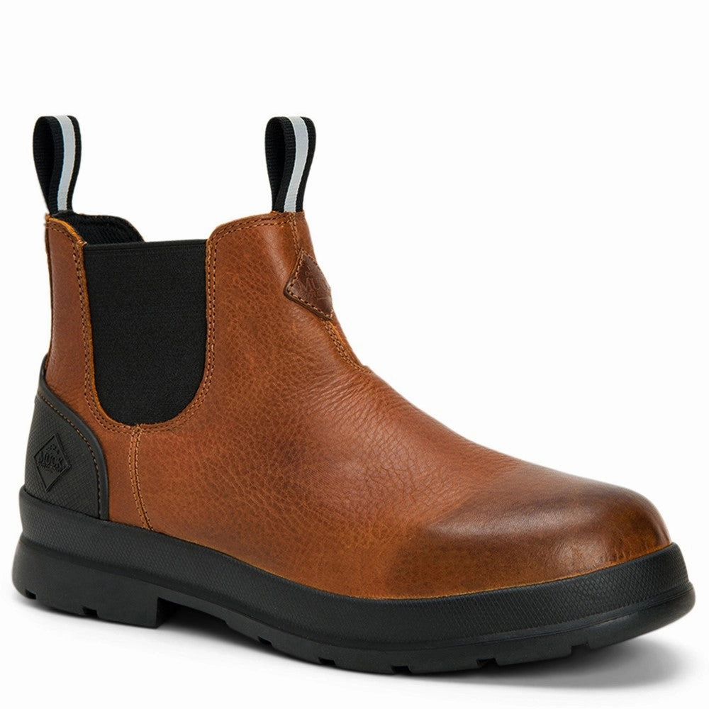 Muck Boots Chore Farm Leather Chelsea Ergonomic Sole Rugged Sole