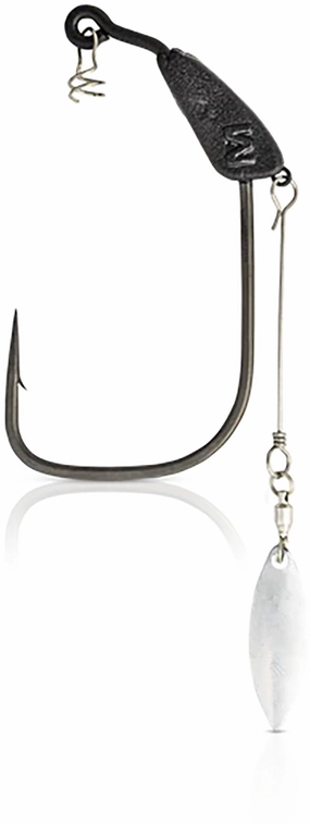 Mustad Alpha-Point Infiltrator Weighted Bladed Hook - 2 Pack