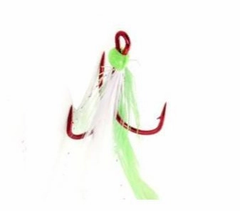 Mustad UltraPoint Feather Dressed Treble 2 pack