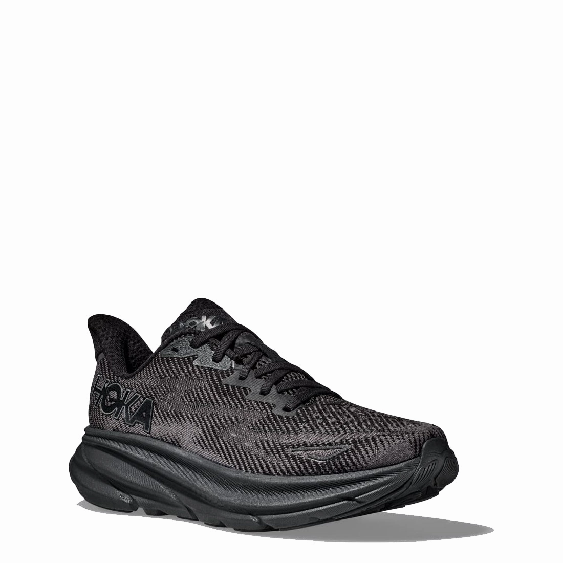 Hoka Clifton 9 Trainers Black / Black Timeless Minimalist Shoes