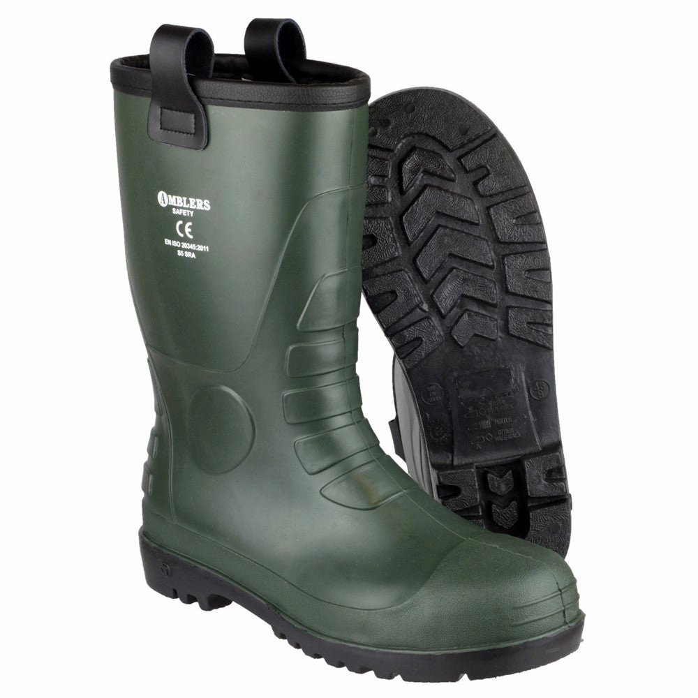 Grippy Soles Amblers Safety Fs97 Pvc Rigger Safety Boot