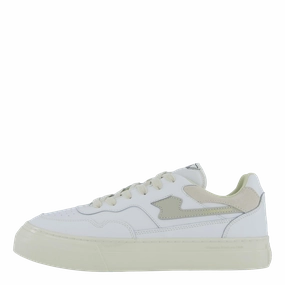 Pearl S-Strike Leather White & Putty Grippy Traction