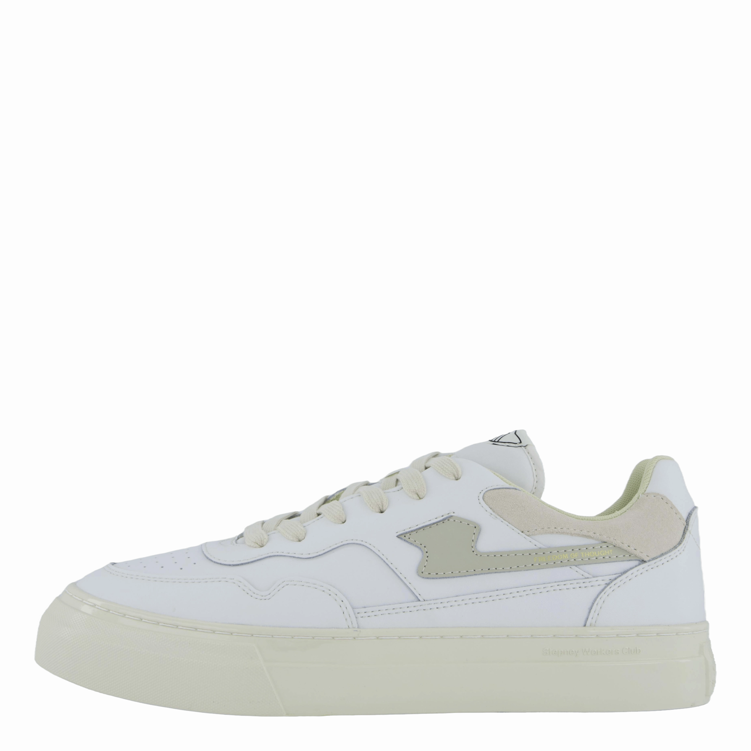 Pearl S-Strike Leather White & Putty Grippy Traction