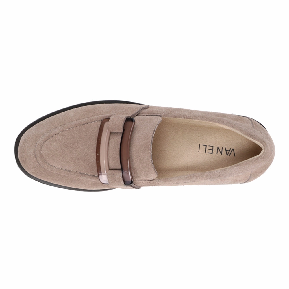 Zinta Slip On Lug Sole Loafers All Day Support Casual Footwear