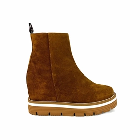 Pedro Miralles | Woman Boots | Brown Nobuk Velor Mod 22301 | Brown Travel Ready