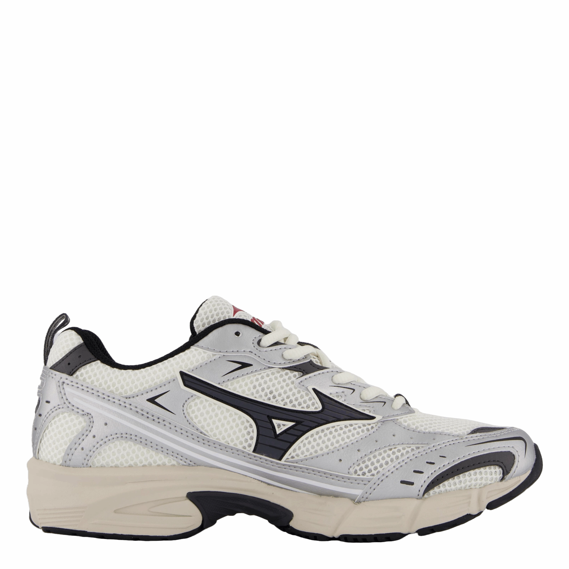 Mxr(U) 01 Snow White/Magnet/Silver Leather Shoes