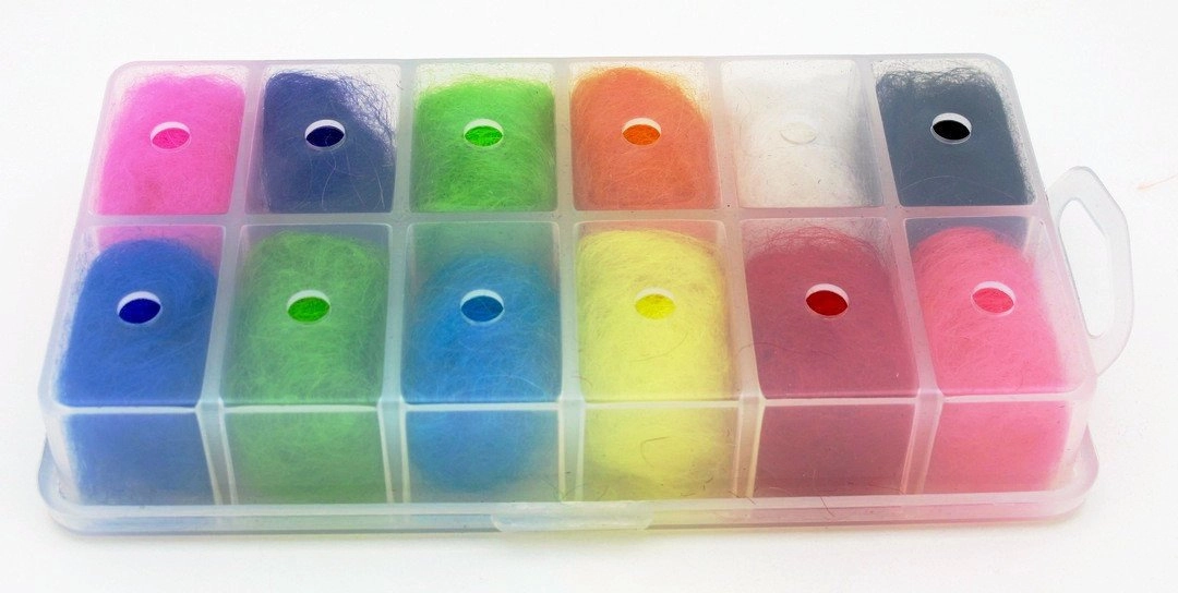 Nature's Spirit African Goat Dubbing Dispenser- 12 Bright Colors