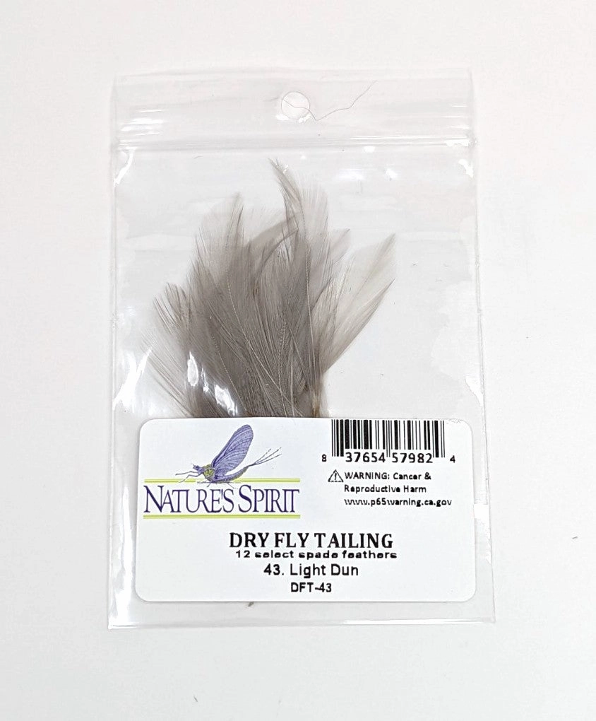 Nature's Spirit Dry Fly Tailing Hackle