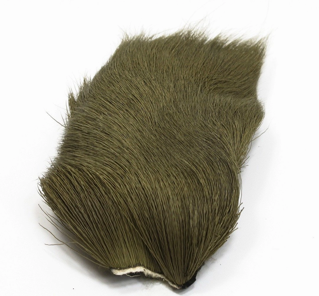 Nature's Spirit Dyed Deer Belly Hair 2" x 3"