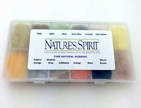 Nature's Spirit Fine Natural Dubbing Dispenser - 12 colors
