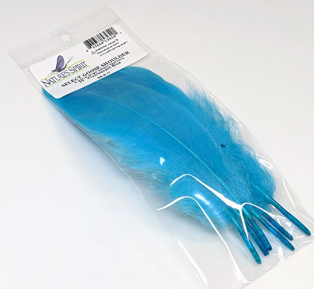 Nature's Spirit Select Goose Shoulder - 6 Extra Large Select Feathers