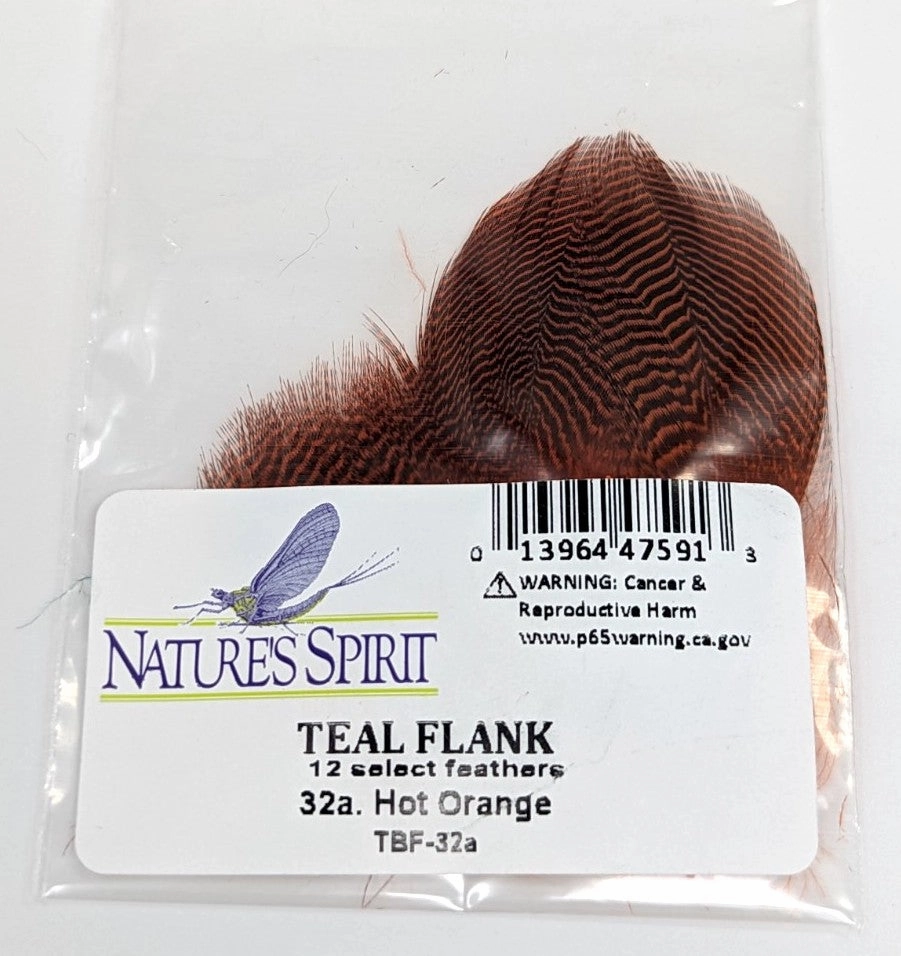 Nature's Spirit Teal Barred Flank - Select Feathers