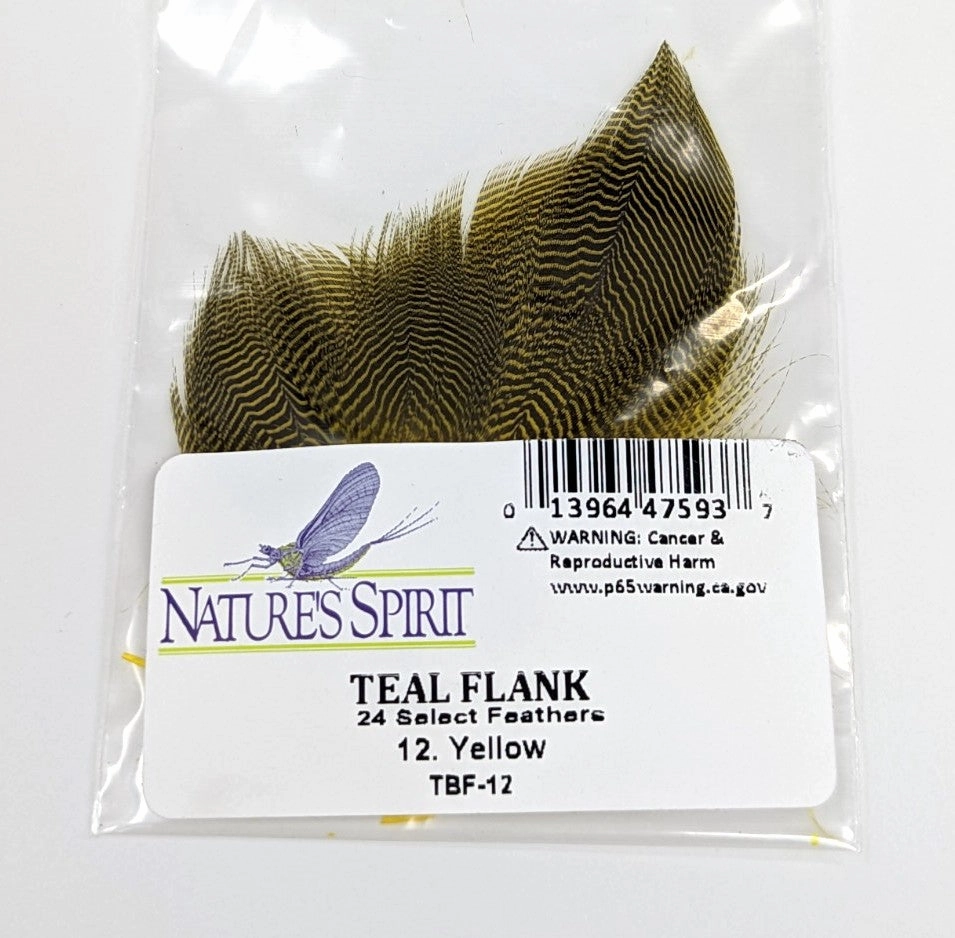 Nature's Spirit Teal Barred Flank - Select Feathers