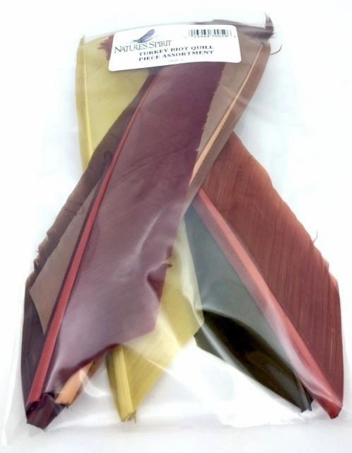 Nature's Spirit Turkey Biot Quill Pieces - 6 Piece Assortment