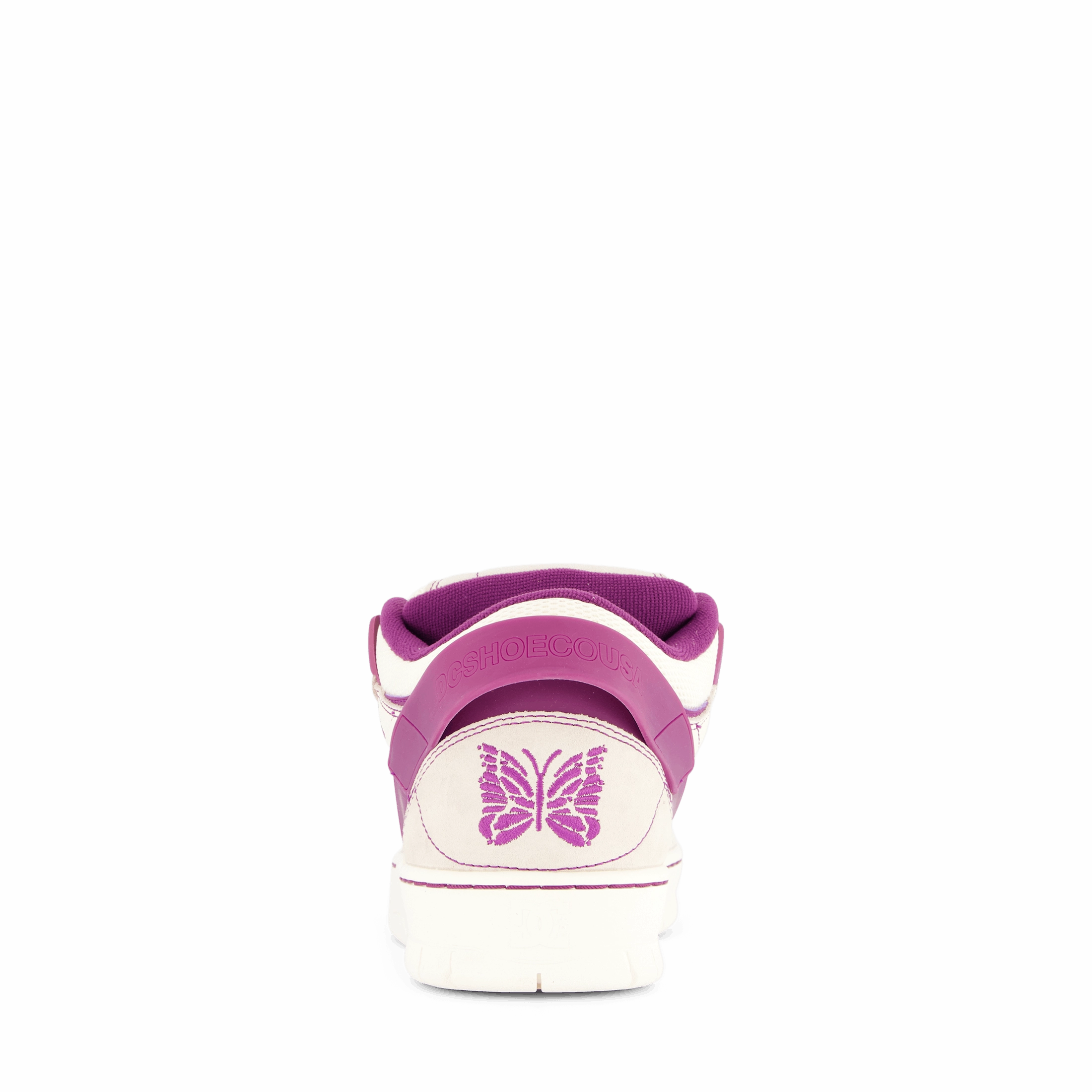 Orthotic Friendly Smart Casual Footwear Needles X Dc Shoes Spectre Lea Off White / Purple