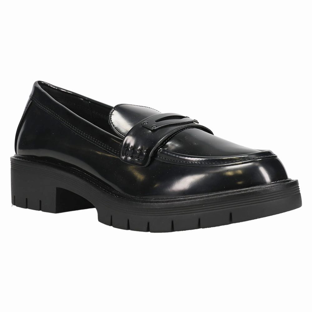 Nelcy Lug Sole Loafers Canvas Shoes Flat Feet Shoes