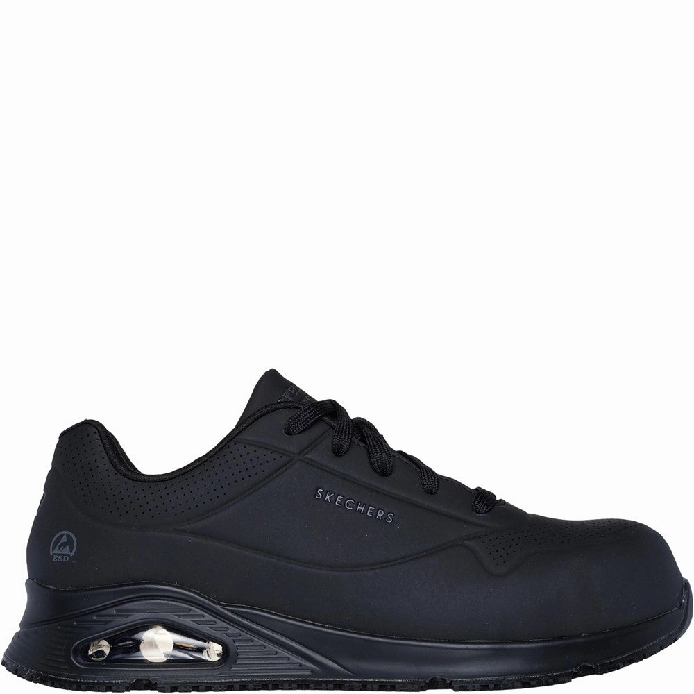 Machine Washable Streetwear Footwear Skechers Workwear Uno Sr - Doltin Safety Trainer