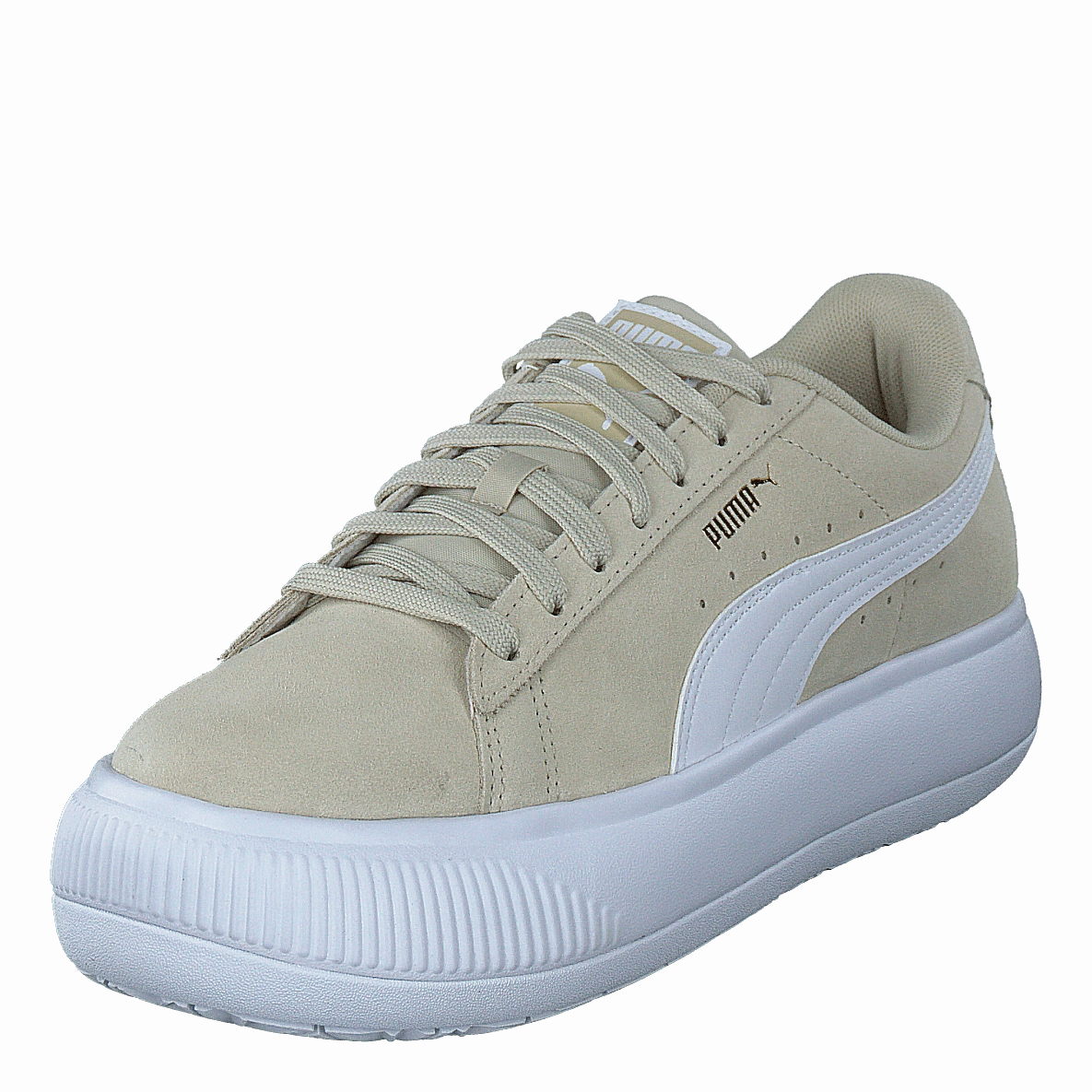 Suede Mayu Beige Canvas Shoes Stable