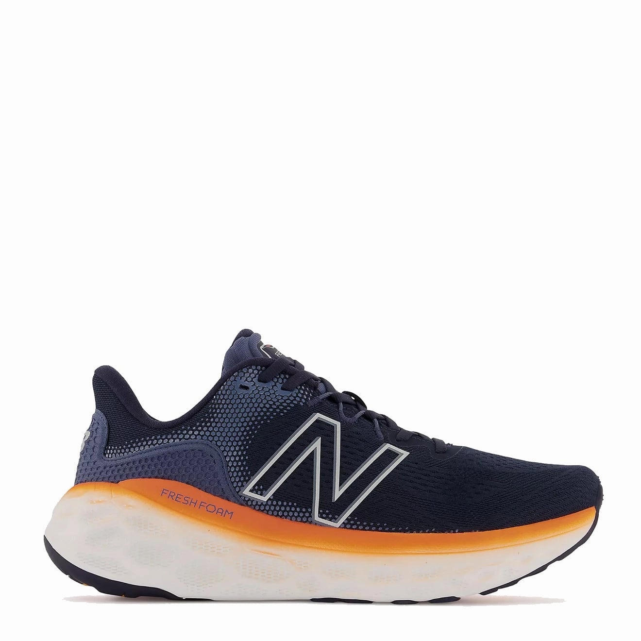 New Balance Fresh Foam More V3 Eclipse / Vibrant Orange Breathable Mesh