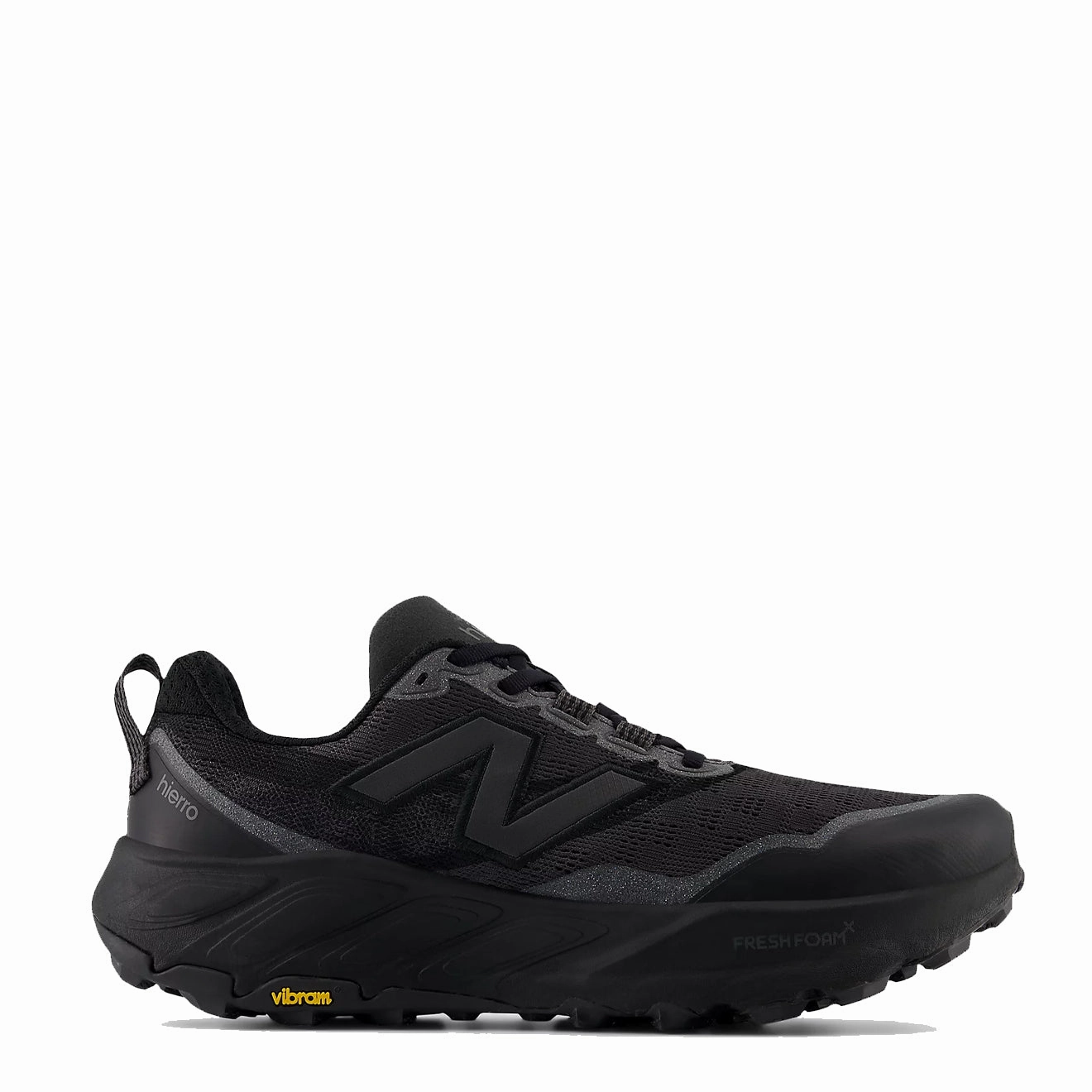 New Balance Freshfoam Hierro V9 Trainer Black Cement / Black Travel Ready Canvas Shoes