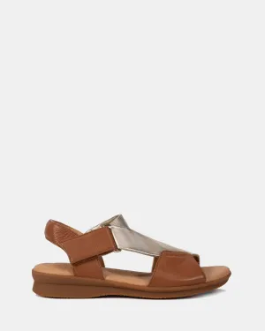 Smart Casual Footwear Nizki Tan Champagne