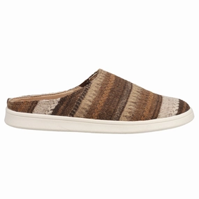 Unisex Shoes Cloud Comfort Nomad Striped Slip On Mules