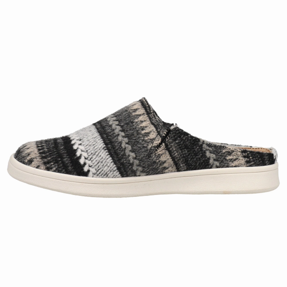 Nomad Striped Slip On Mules Everyday Footwear Orthotic Friendly