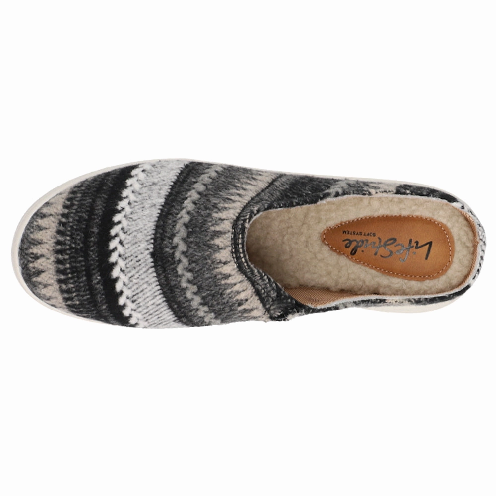 Fashion Footwear Supportive Shoes Nomad Striped Slip On Mules