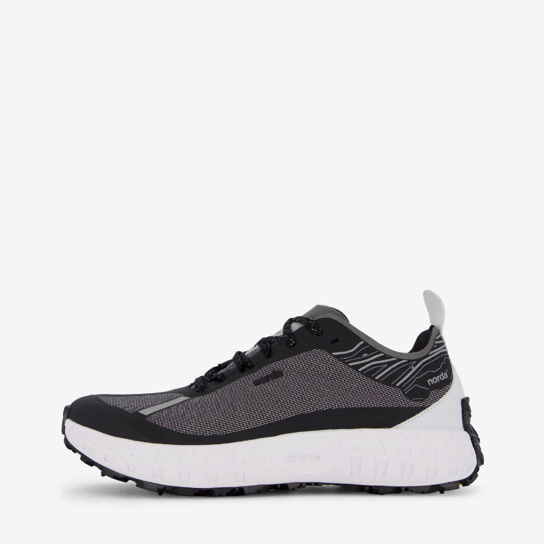 Norda N001 Black/White Shock Absorbing Fashion Footwear