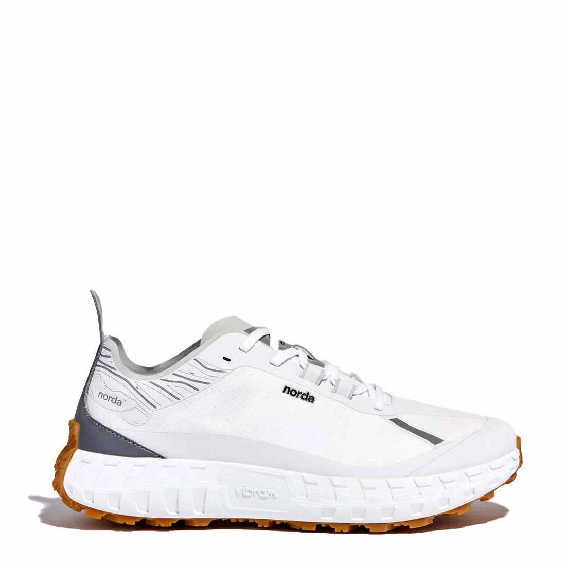 Norda The 001 White / Gum Cushioned