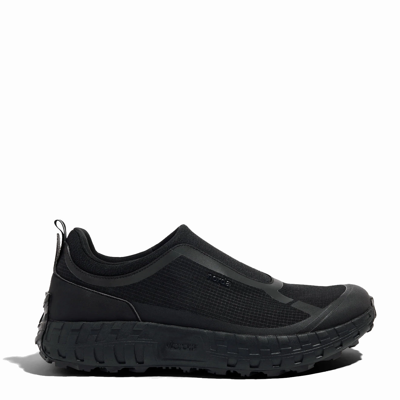 Breathable Mesh Unisex Shoes Norda The 003 Trainer Pitch Black