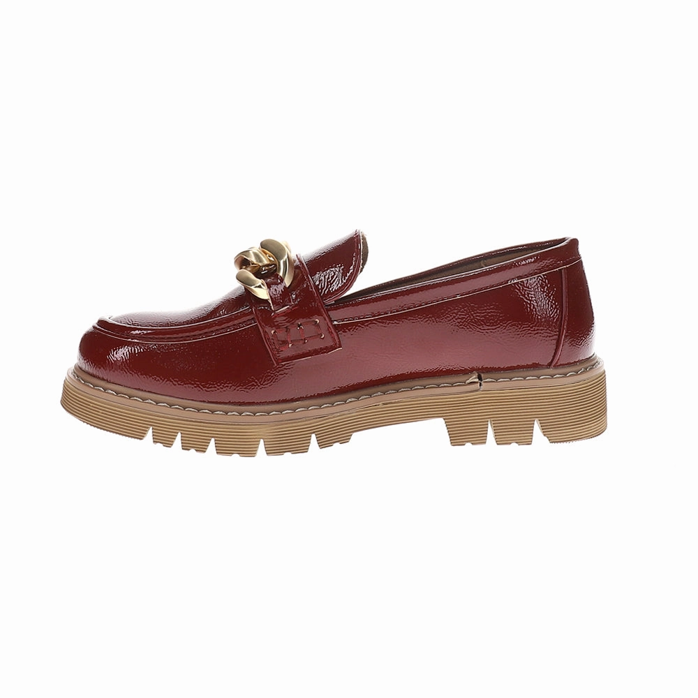 Slip Resistant Work Not Literally Lug Sole Loafers