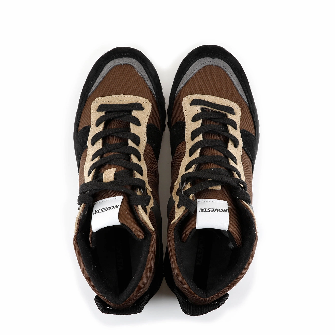 Supportive Footwear Comfort Shoes Novesta Marathon Apex Brown / Black
