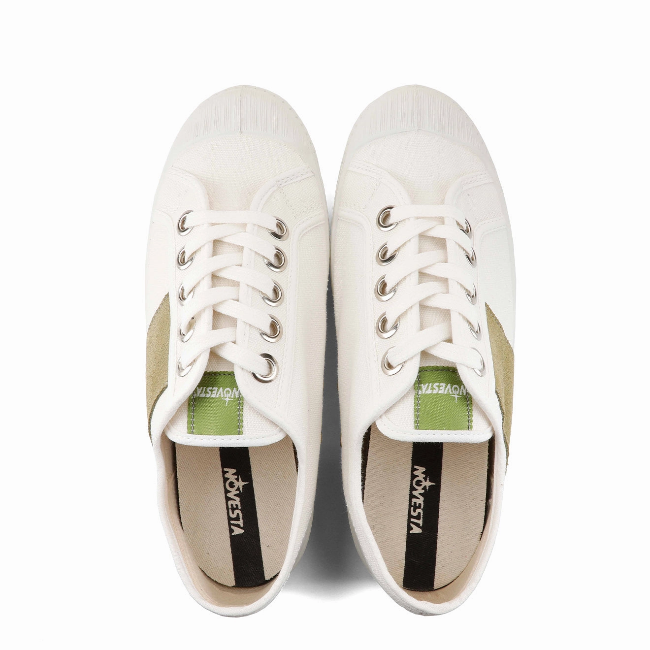 Novesta Star Master Trainer 10 White Green / 110 White Statement Footwear Shock Absorbing