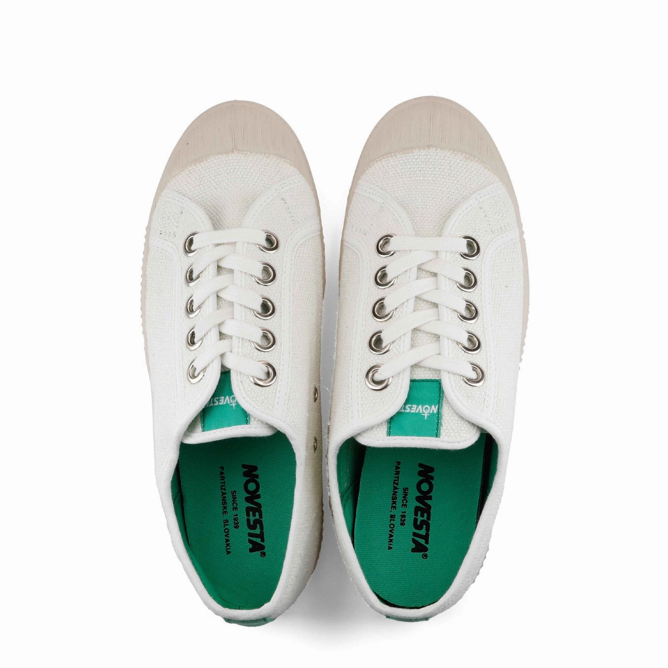 Novesta Star Master Trainer Hemp White Comfort Sole Flat Feet Shoes