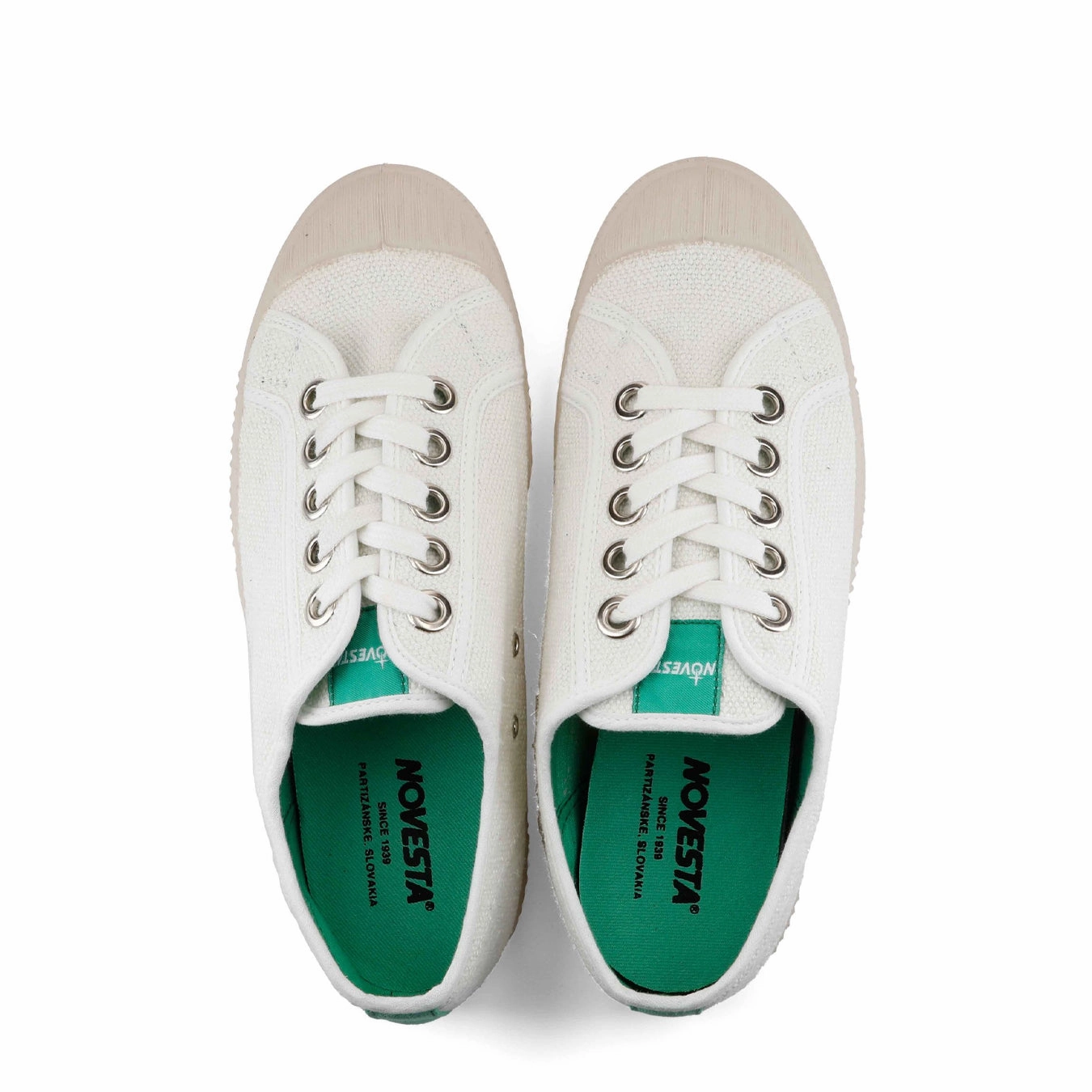 Novesta Star Master Trainer Hemp White Versatile Style Leather Shoes